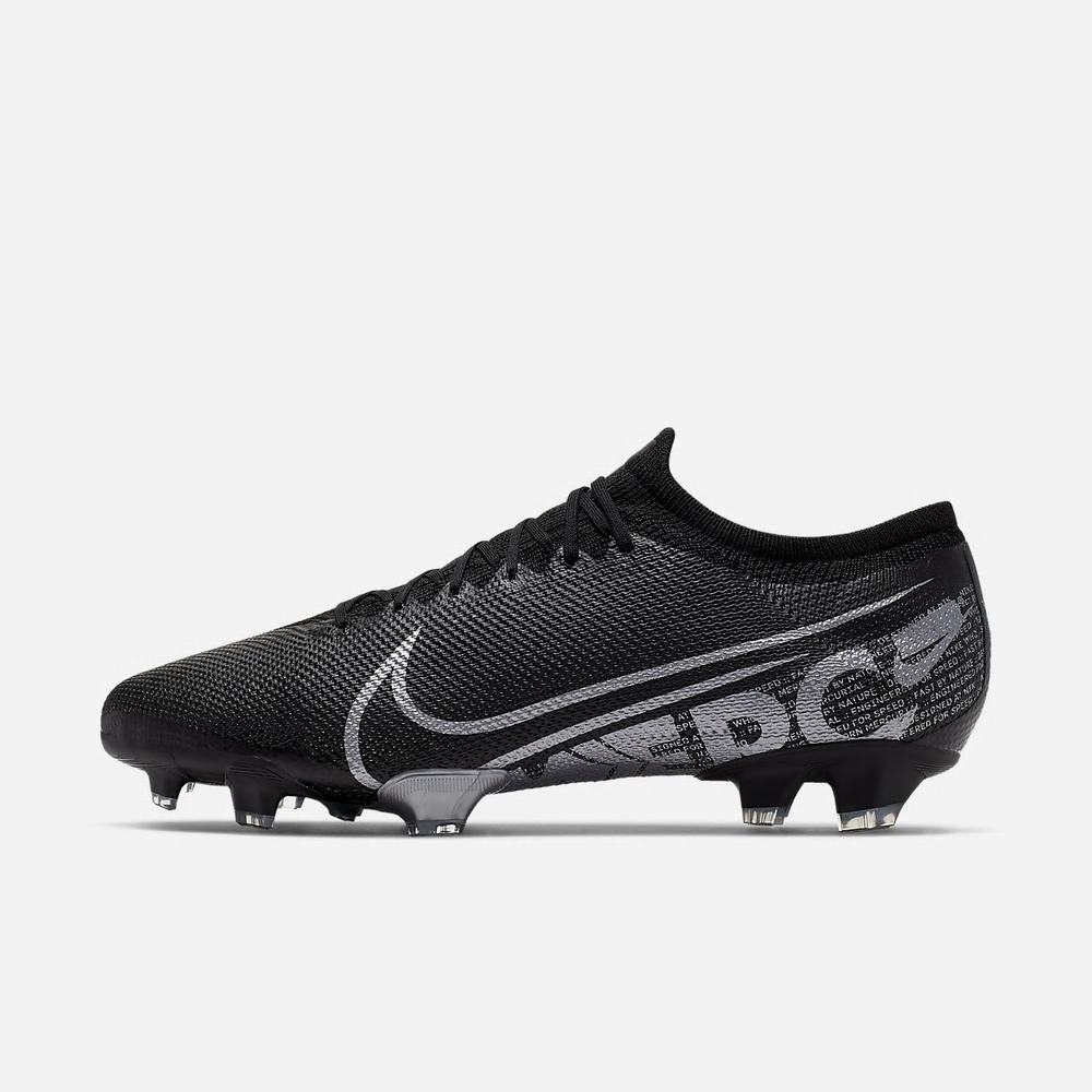 Crampon De Foot Nike Mercurial Vapor 13 Pro FG Noir 3021-684 Black/Cool Grey/Metallic Cool Grey Femme | VJK-12729718